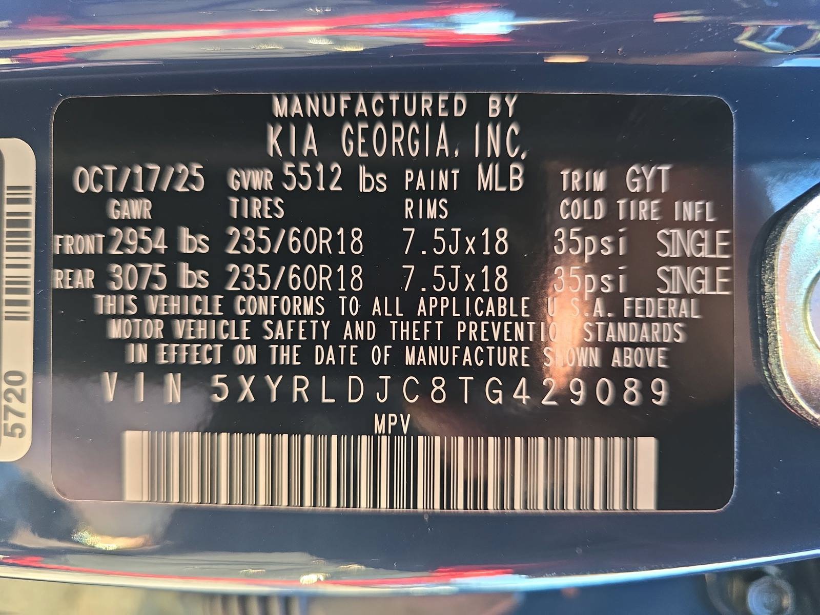 New 2026 Kia Sorento S AWD/4WD image 38