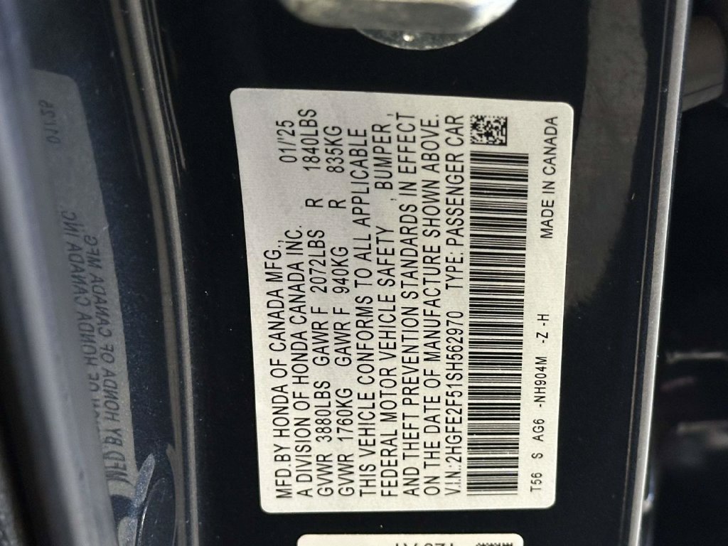 Used 2025 Honda Civic Sport image 35
