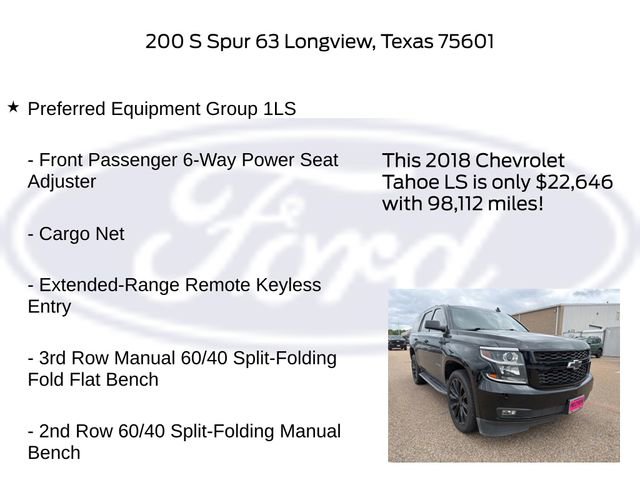 Used 2018 Chevrolet Tahoe LS image 5
