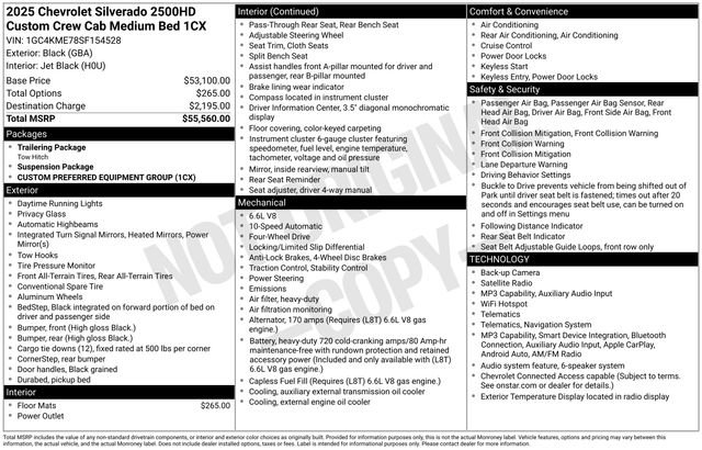 Used 2025 Chevrolet Silverado 2500 Custom AWD/4WD image 37