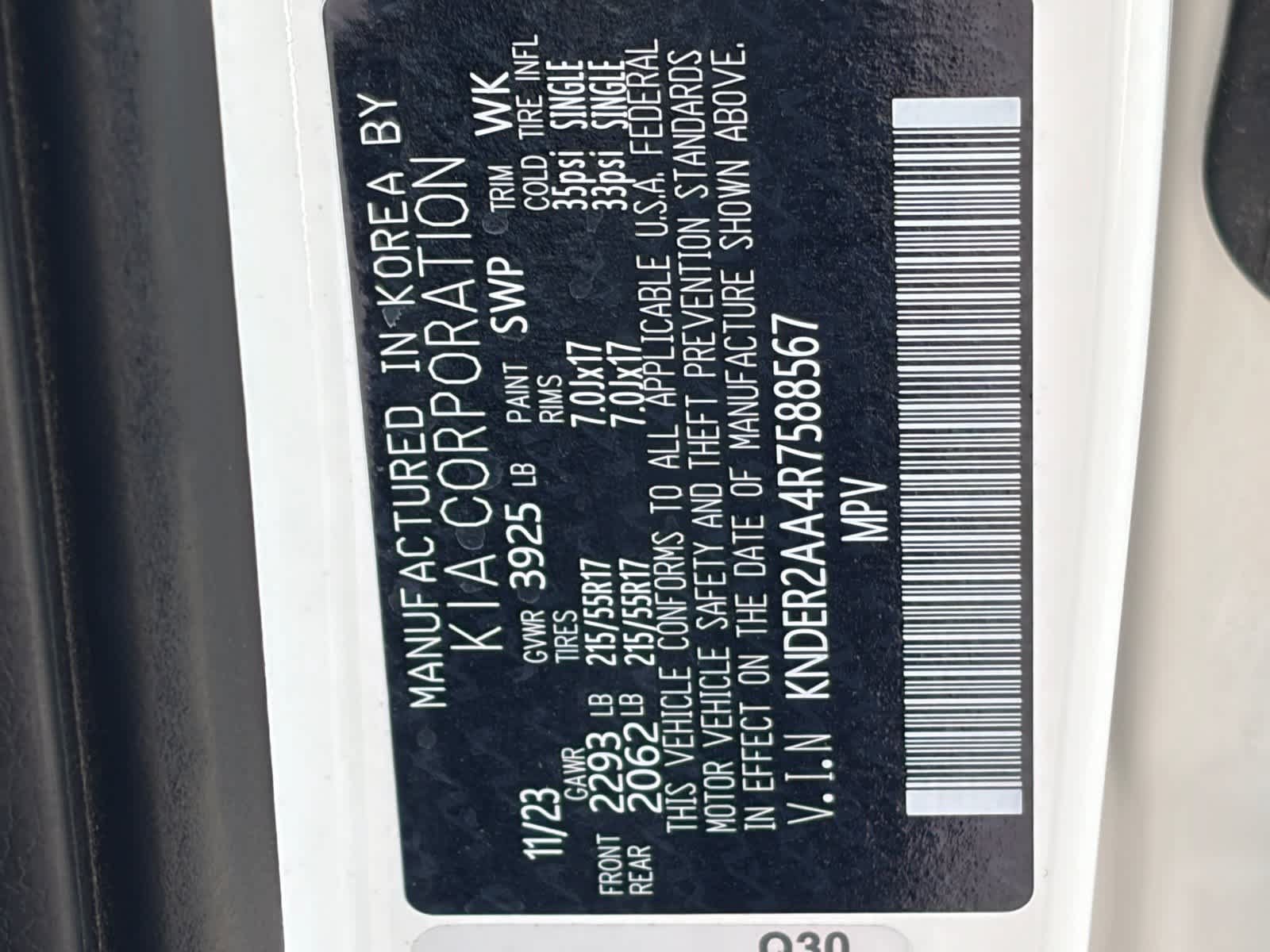 Used 2024 Kia Seltos EX FWD image 30
