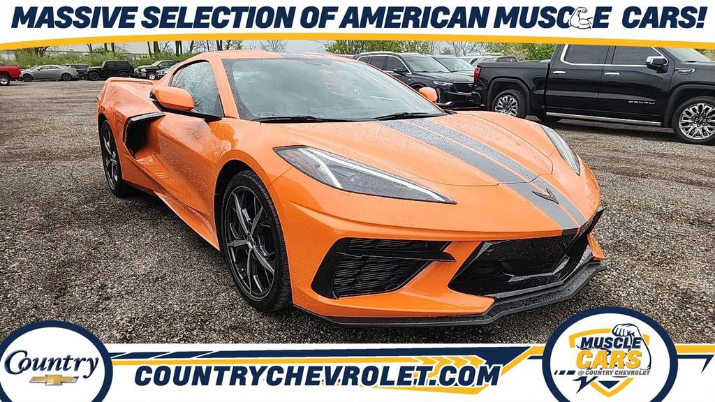 Used 2023 Chevrolet Corvette Stingray Preferred Cpe w/ Z51 Performance Package RWD image 1
