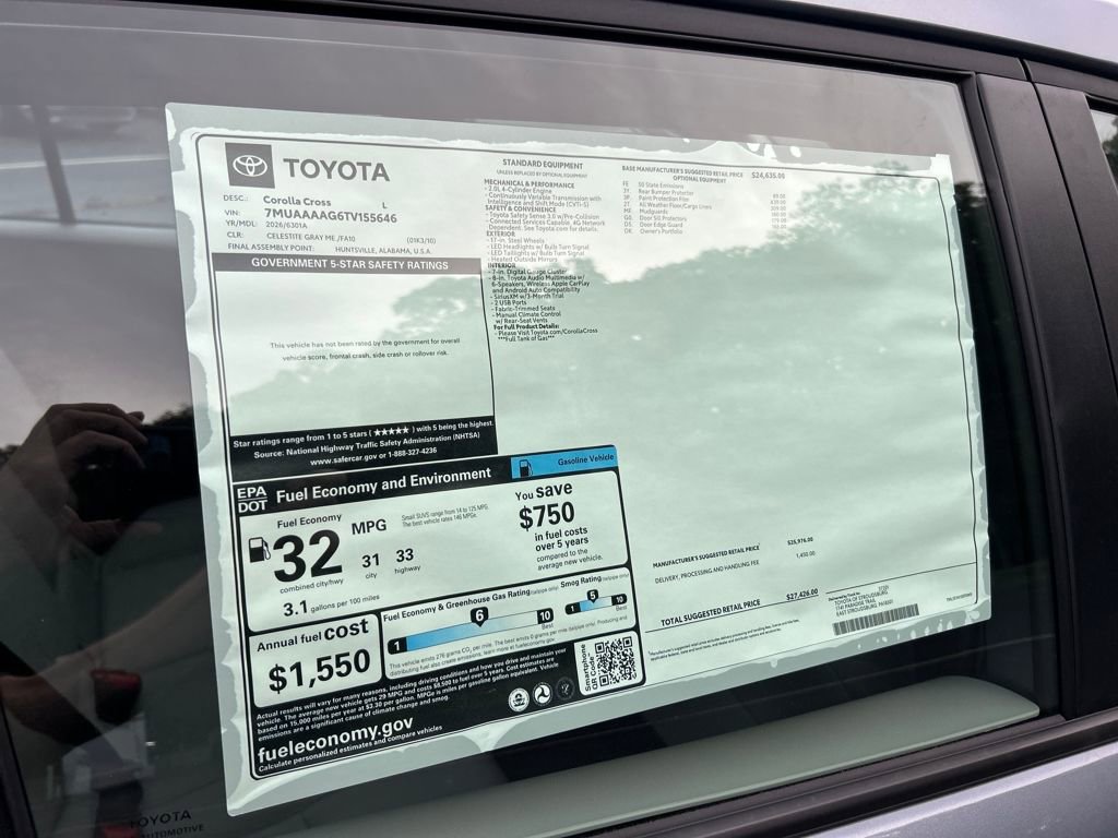 New 2026 Toyota Corolla Cross L image 30