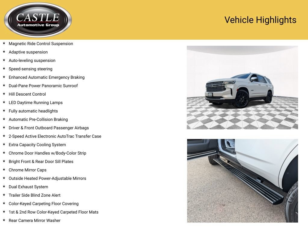 Used 2023 Chevrolet Tahoe Premier w/ Advanced Technology Package AWD/4WD image 13