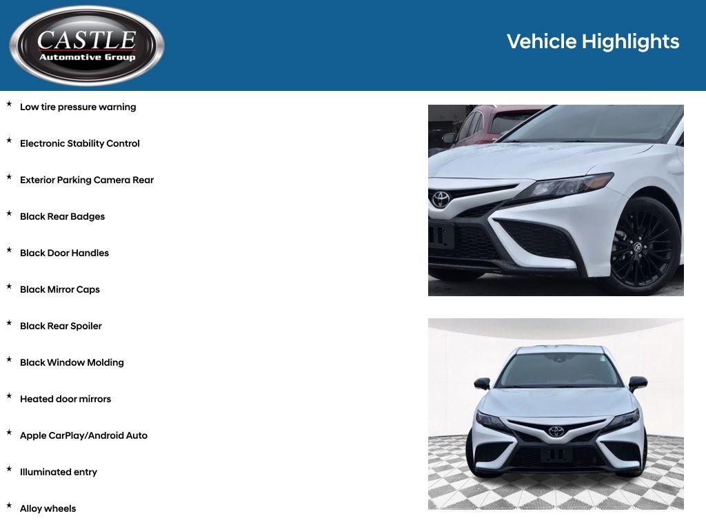Used 2022 Toyota Camry SE w/ Convenience Package image 8