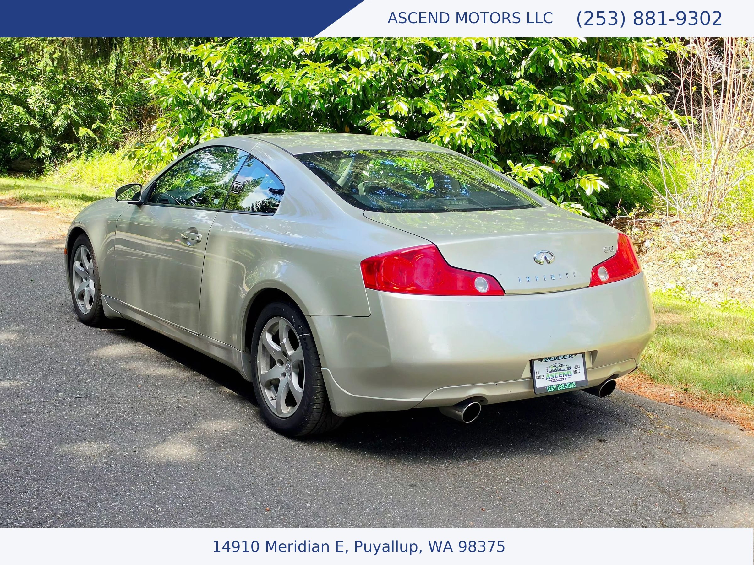 Used 2005 INFINITI G35 Coupe w/ (P01) Premium Pkg RWD image 3