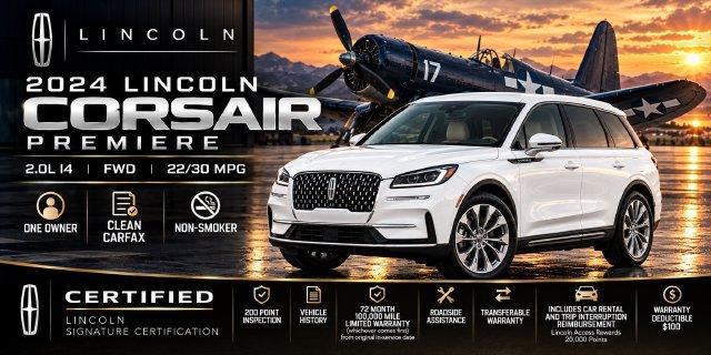 Certified 2024 Lincoln Corsair FWD image 3
