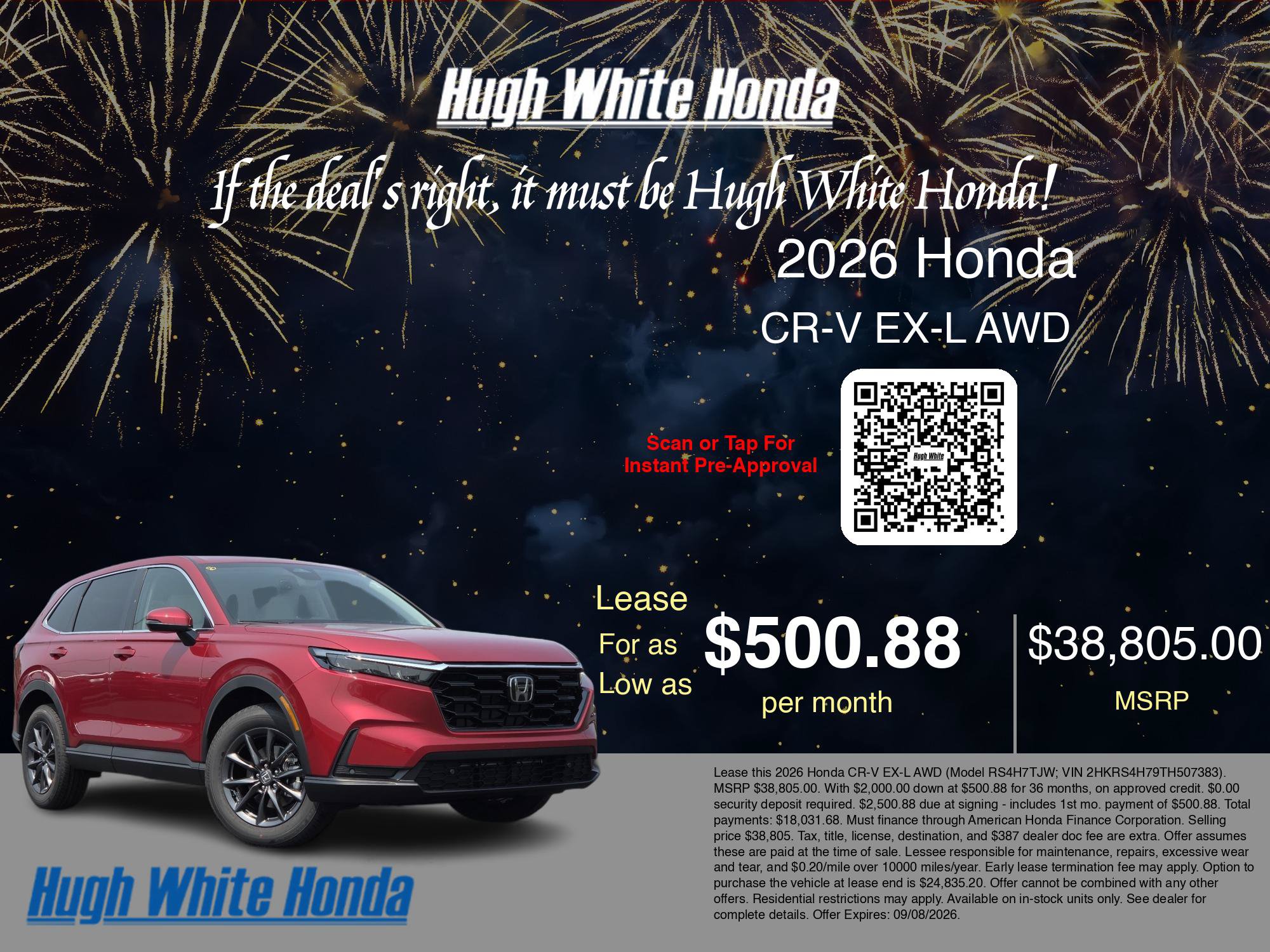 New 2026 Honda CR-V EX-L image 3