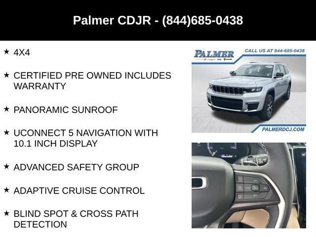 Used 2024 Jeep Grand Cherokee L Limited w/ Luxury Tech Group II image 6