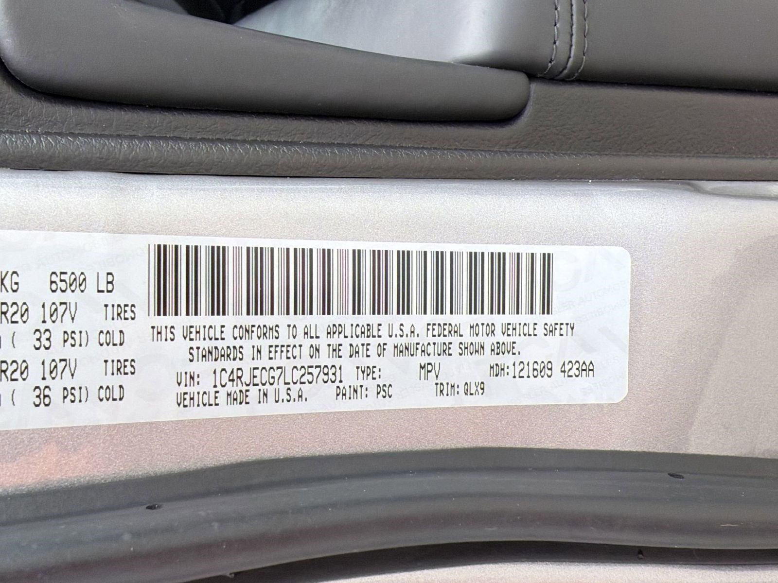 Used 2020 Jeep Grand Cherokee High Altitude RWD image 20