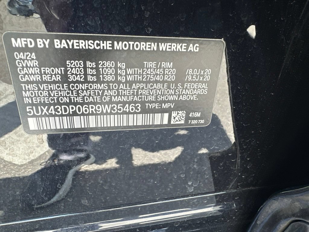 Used 2024 BMW X3 sDrive30i w/ M Sport Package RWD image 16