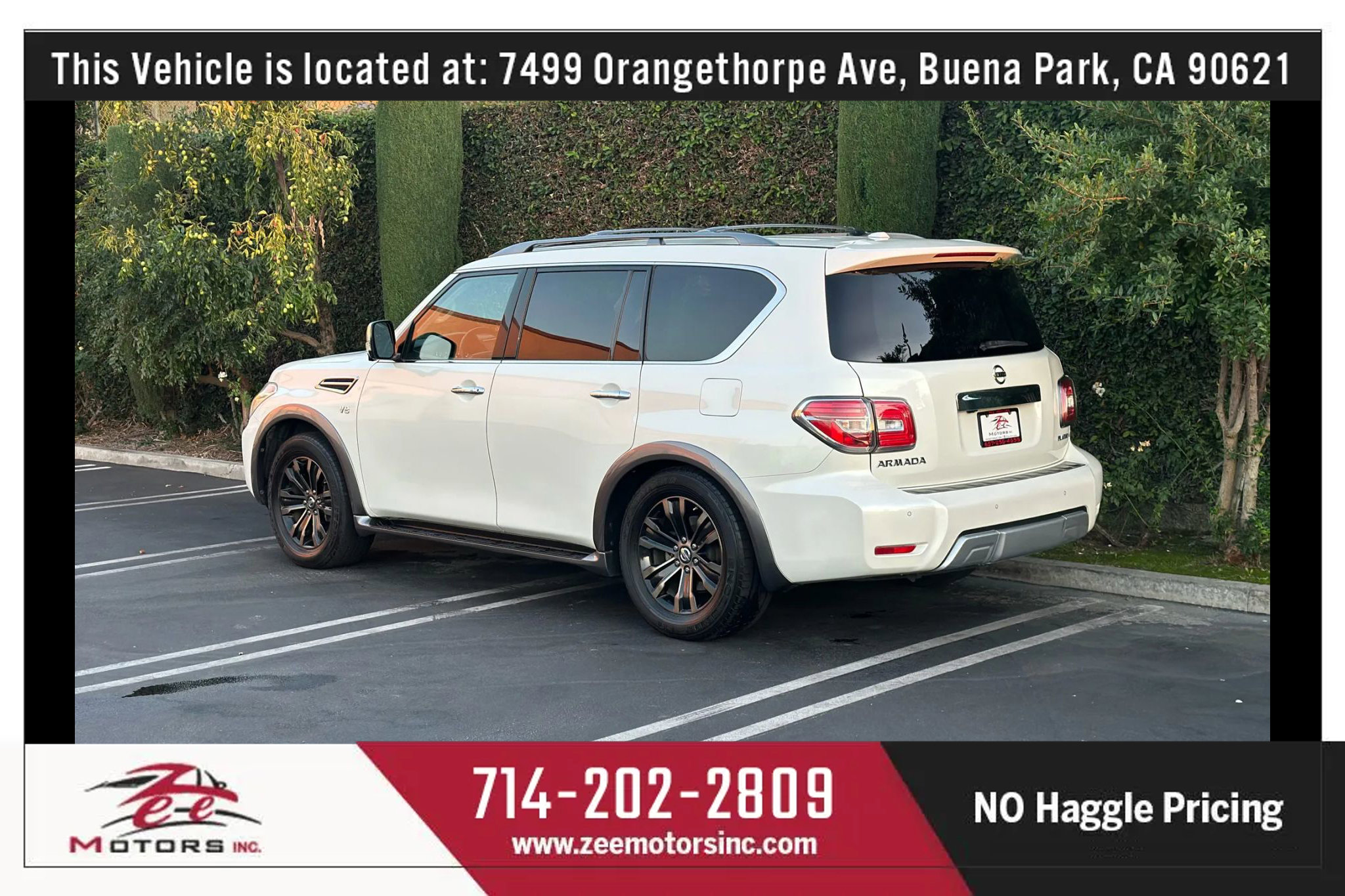 Used 2017 Nissan Armada Platinum w/ Captain Seat Package image 8