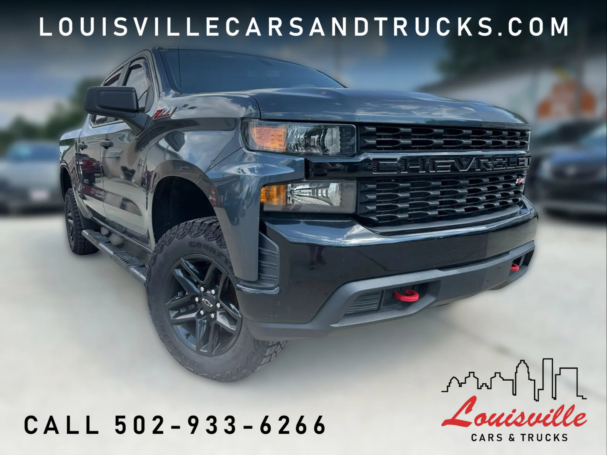 Used 2020 Chevrolet Silverado 1500 Custom Trail Boss w/ LPO, Dark Essentials Package image 1