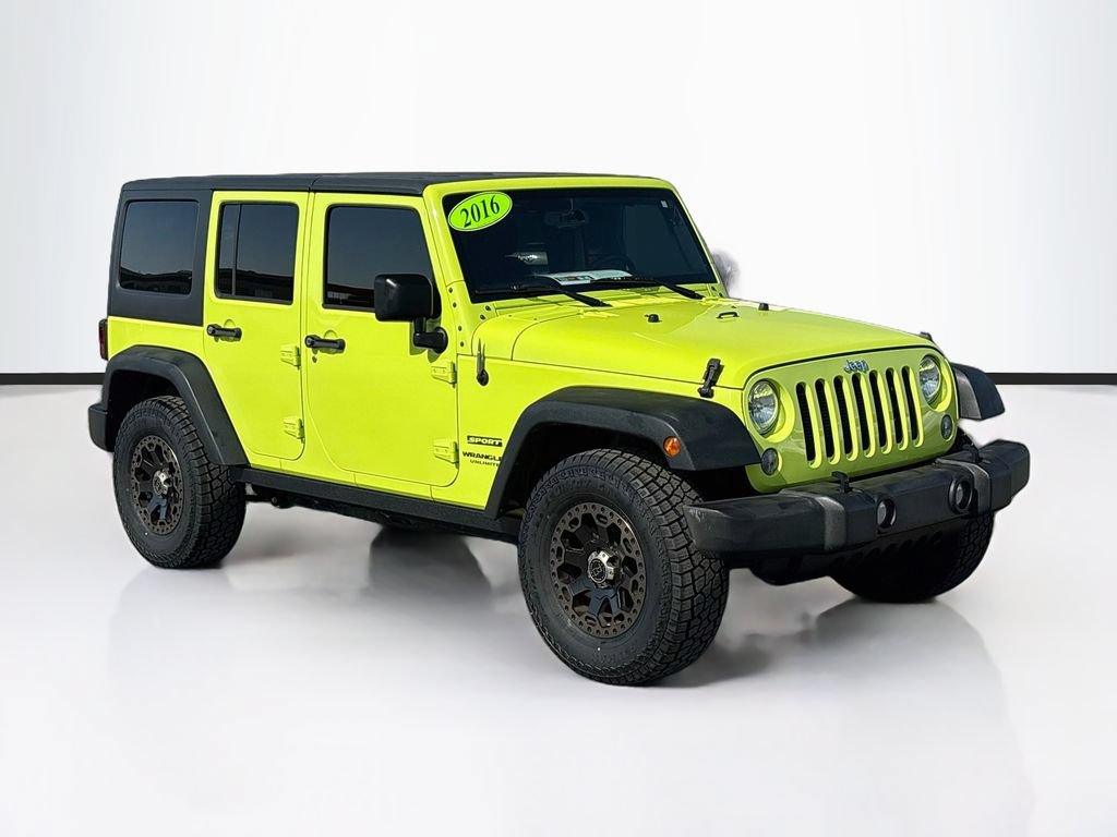 Used 2016 Jeep Wrangler Unlimited Sport w/ Quick Order Package 24S AWD/4WD image 3