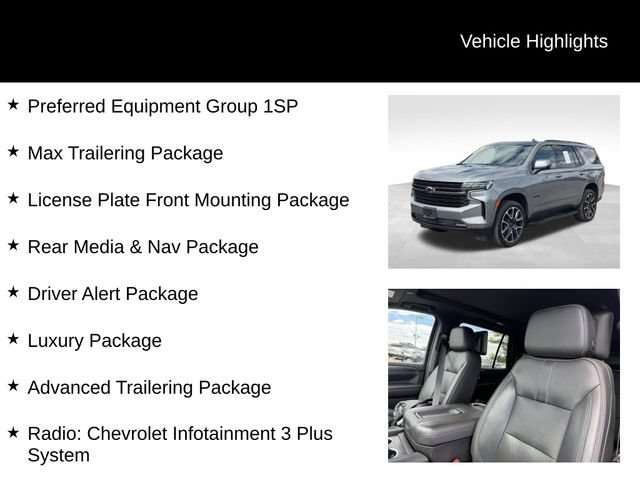 Certified 2021 Chevrolet Tahoe RST w/ Luxury Package AWD/4WD image 8