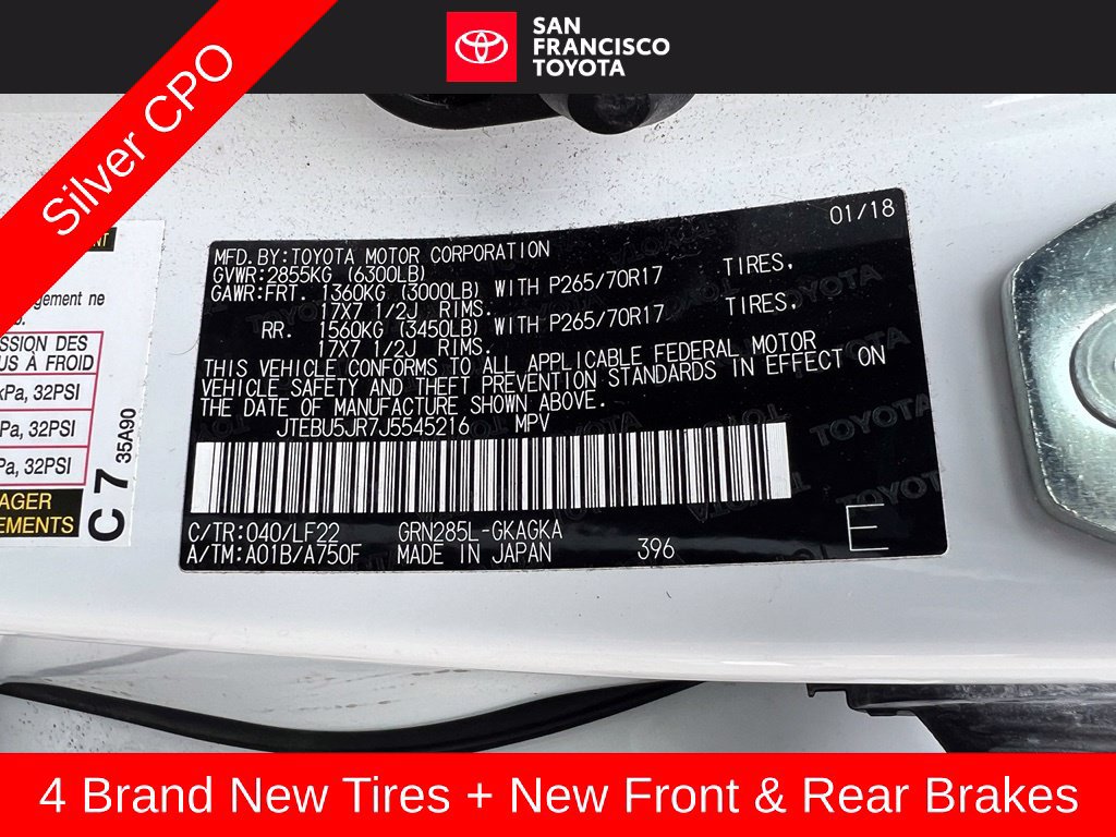 Certified 2018 Toyota 4Runner TRD Pro AWD/4WD image 40