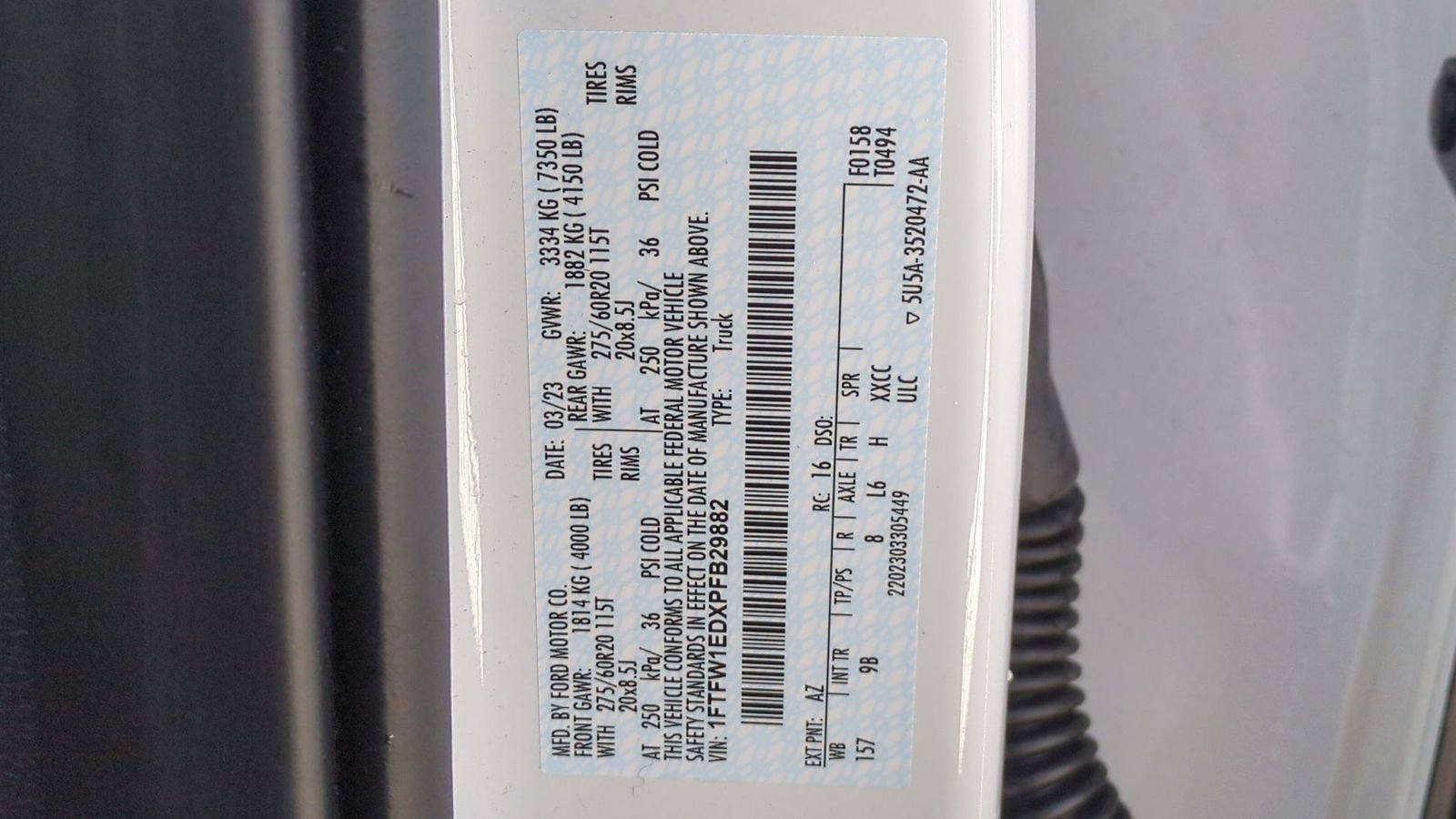 Used 2023 Ford F150 Platinum w/ Equipment Group 701A High image 42