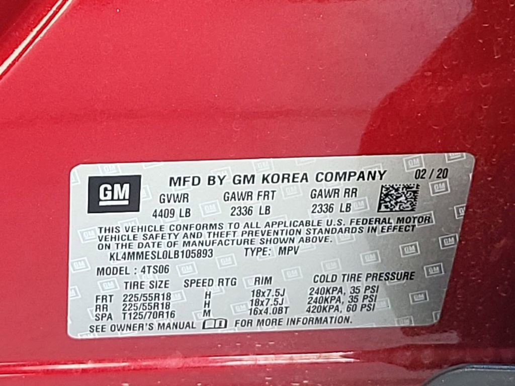 Certified 2020 Buick Encore GX Select w/ Experience Buick Package image 41