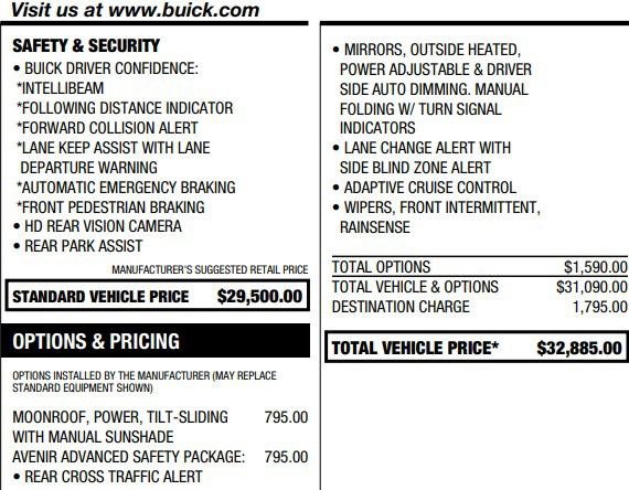 Certified 2026 Buick Envista Avenir FWD image 2