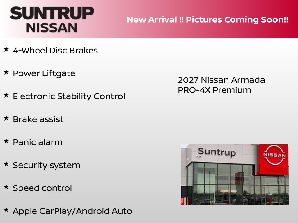 New 2027 Nissan Armada PRO-4X AWD/4WD image 5