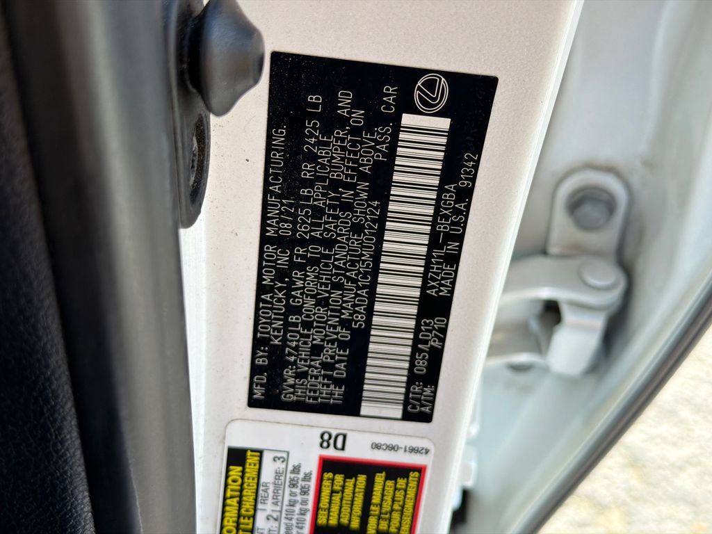 Used 2021 Lexus ES 300h w/ Premium Package image 36