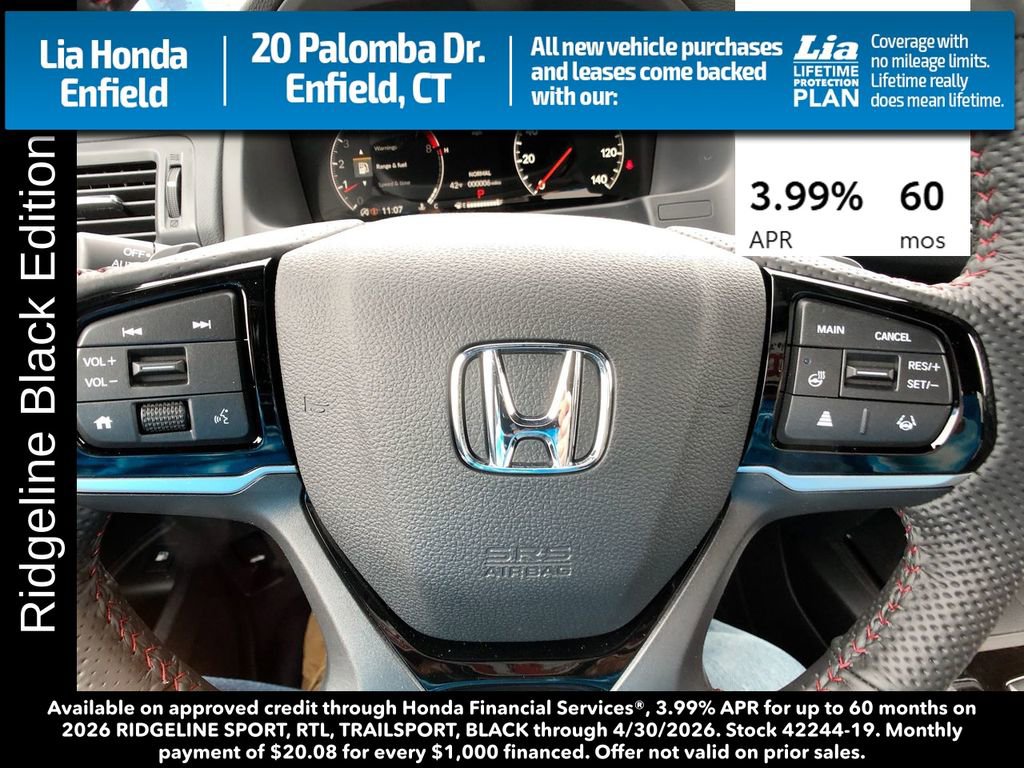New 2026 Honda Ridgeline Black Edition image 17