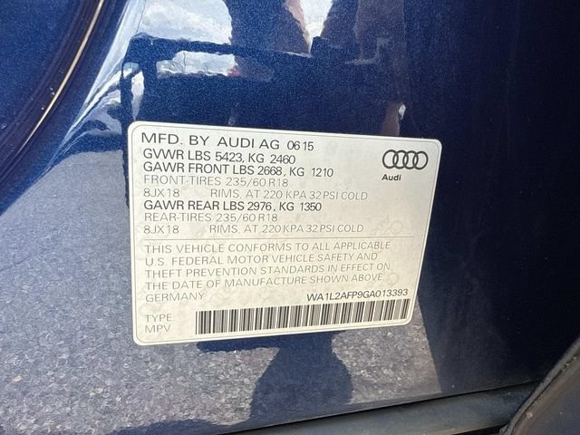 Used 2016 Audi Q5 2.0T Premium Plus w/ Technology Package AWD/4WD image 29