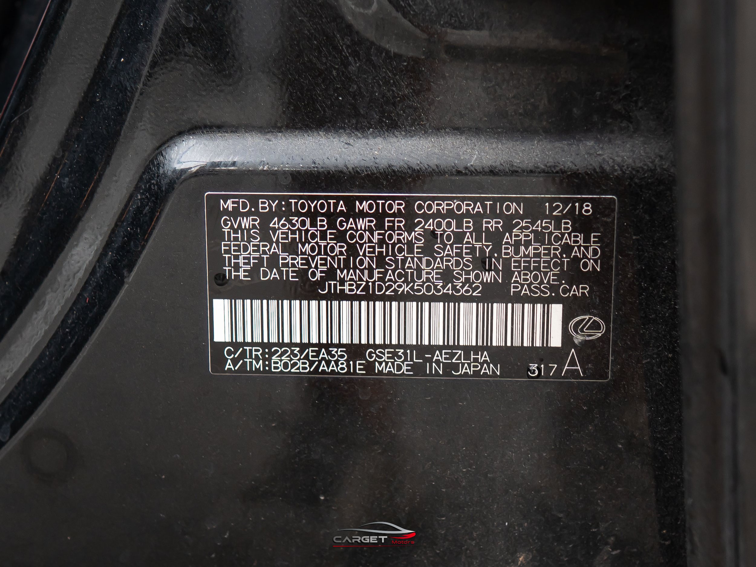Used 2019 Lexus IS 350 F Sport w/ F Sport Package RWD image 46