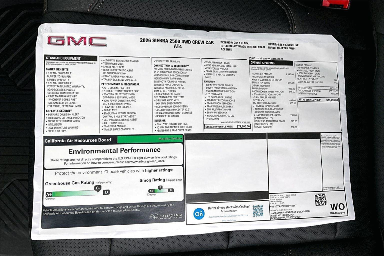 New 2026 GMC Sierra 2500 AT4 image 17