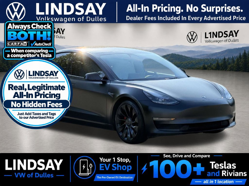 Used 2022 Tesla Model 3 Performance