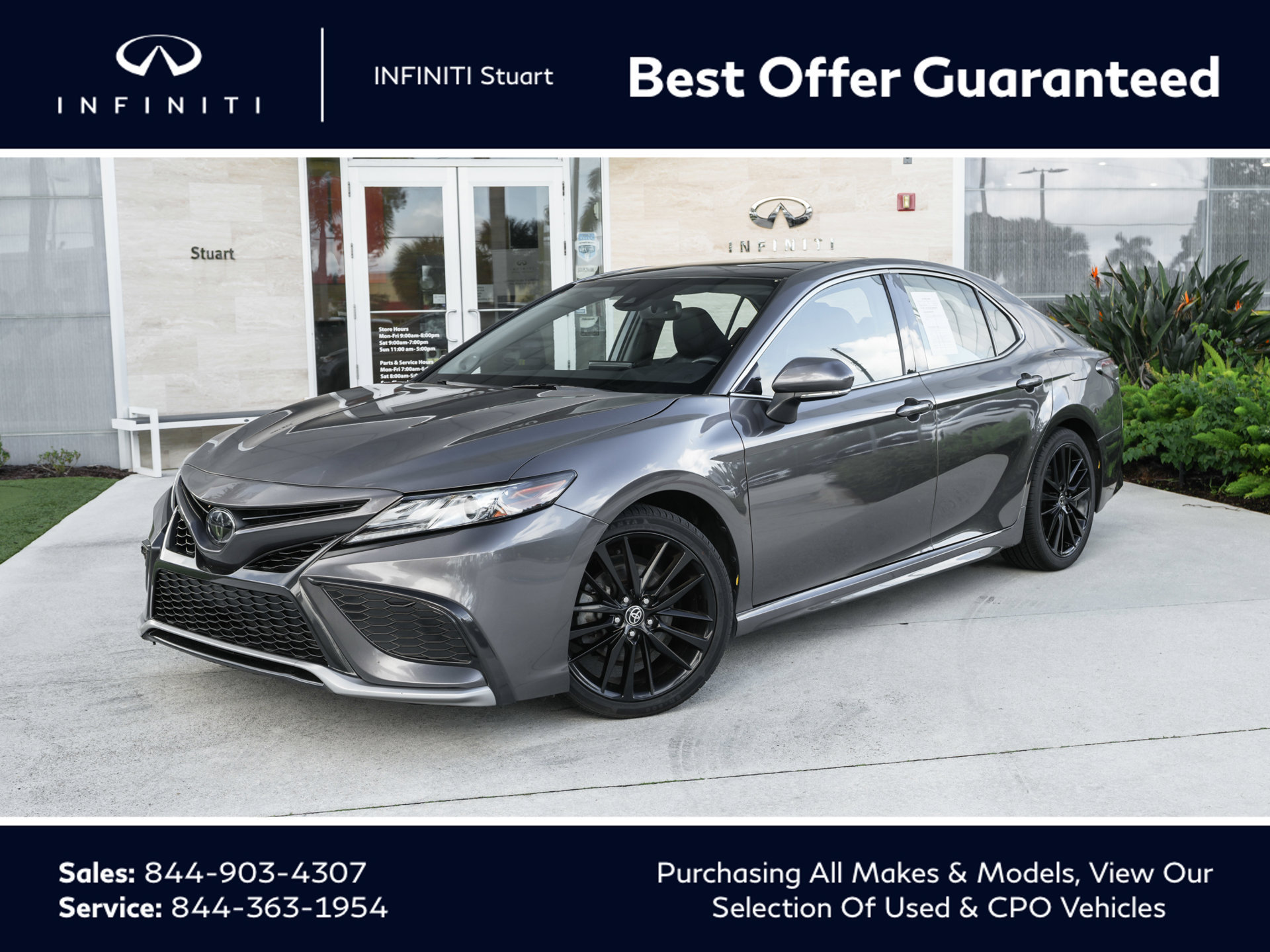 Used 2022 Toyota Camry XSE w/ Navigation Package FWD 360° Tour