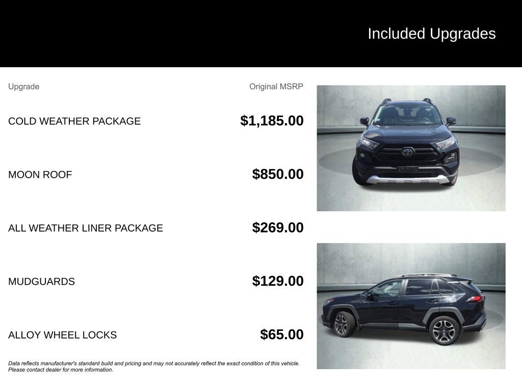 Used 2019 Toyota RAV4 Adventure w/ Cold Weather Package AWD/4WD image 3