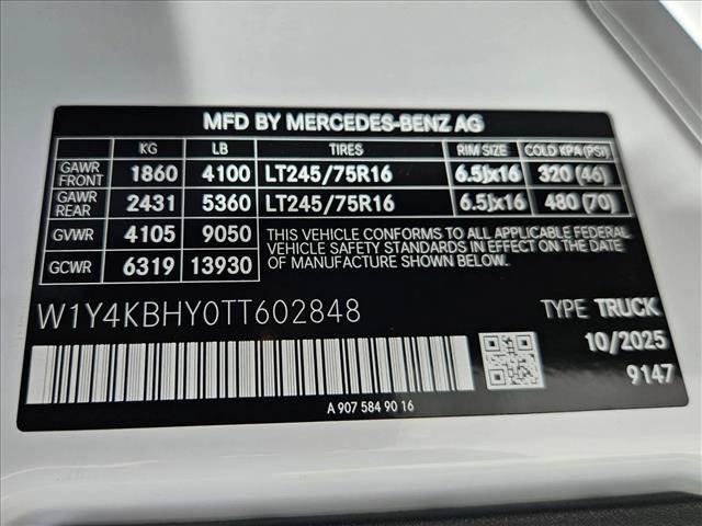 New 2026 Mercedes-Benz Sprinter 2500 image 16