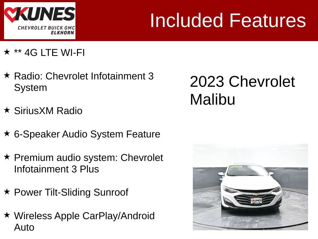 Used 2023 Chevrolet Malibu LT image 3