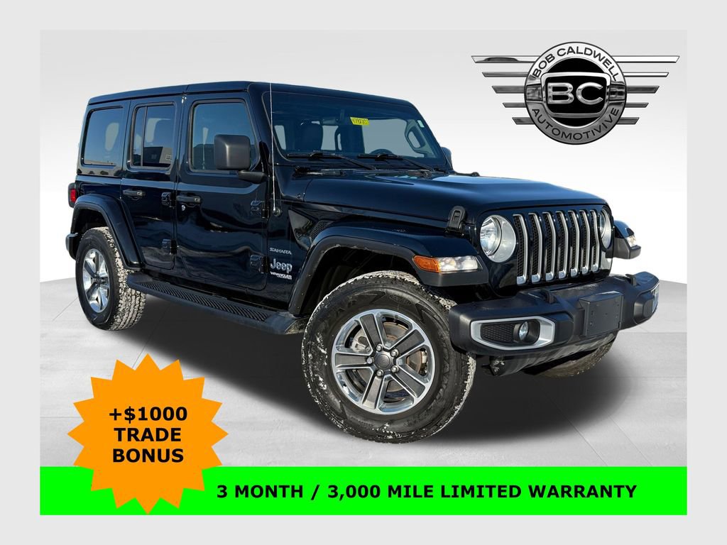 Used 2022 Jeep Wrangler Unlimited Sahara w/ Cold Weather Group image 1