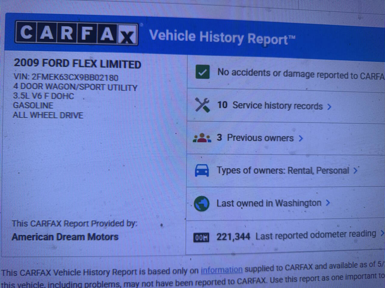 Used 2009 Ford Flex Limited image 12