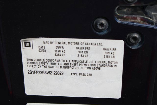 Used 1998 Chevrolet Camaro Z28 w/ Sport Appearance Pkg image 30