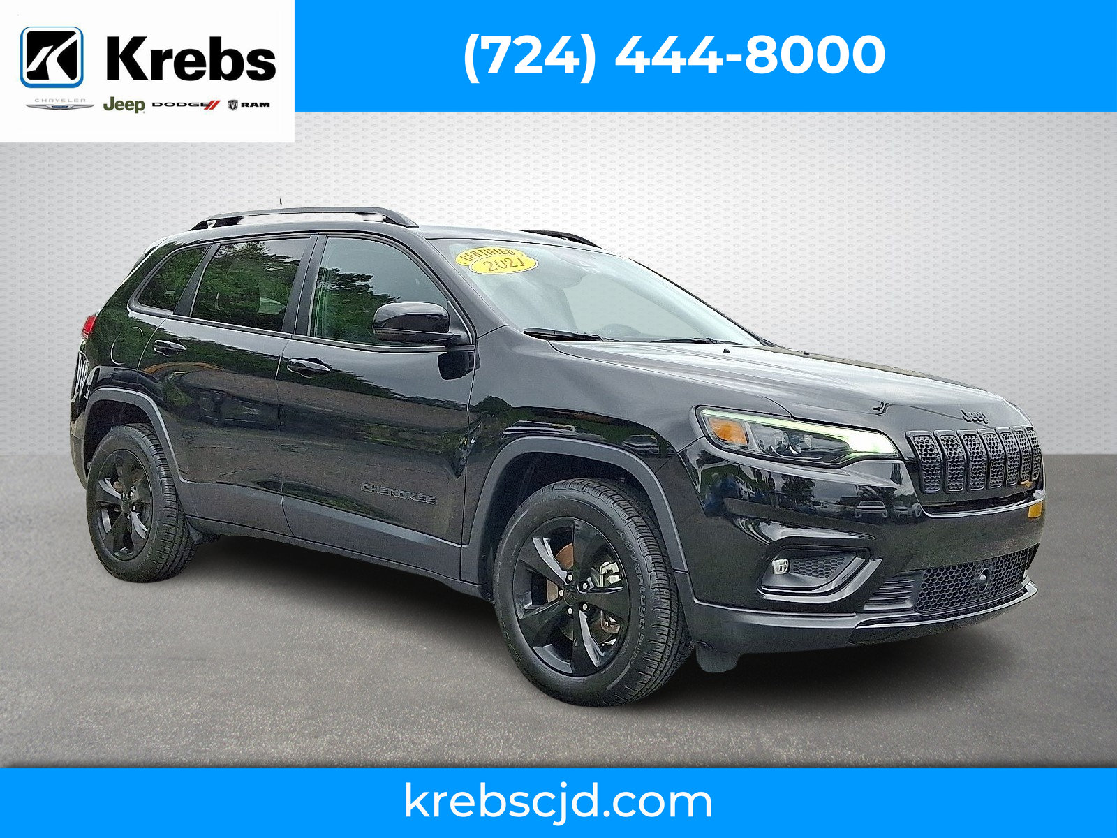 Certified 2021 Jeep Cherokee Latitude Plus AWD/4WD image 1