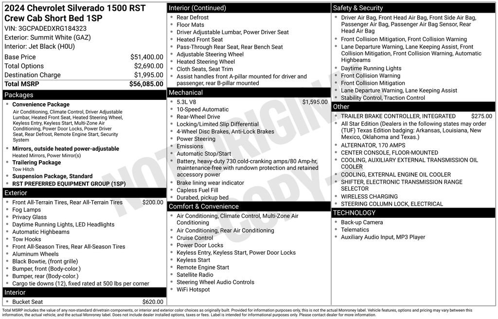 Used 2024 Chevrolet Silverado 1500 RST image 6