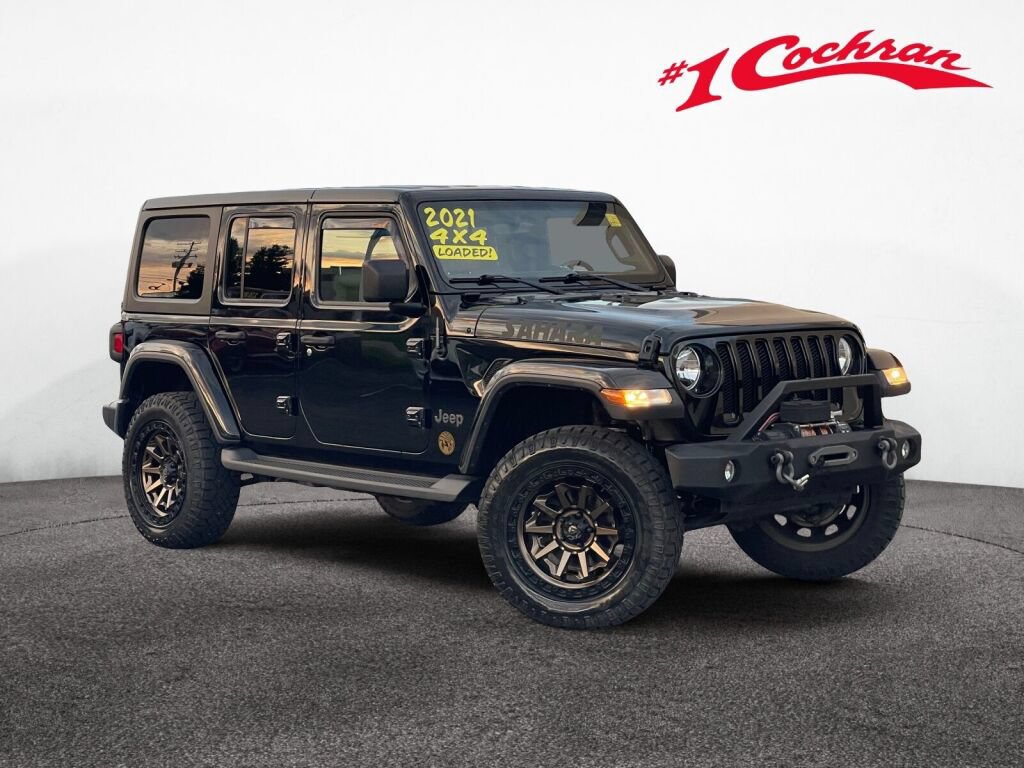 Used 2021 Jeep Wrangler Unlimited Sahara AWD/4WD video 1