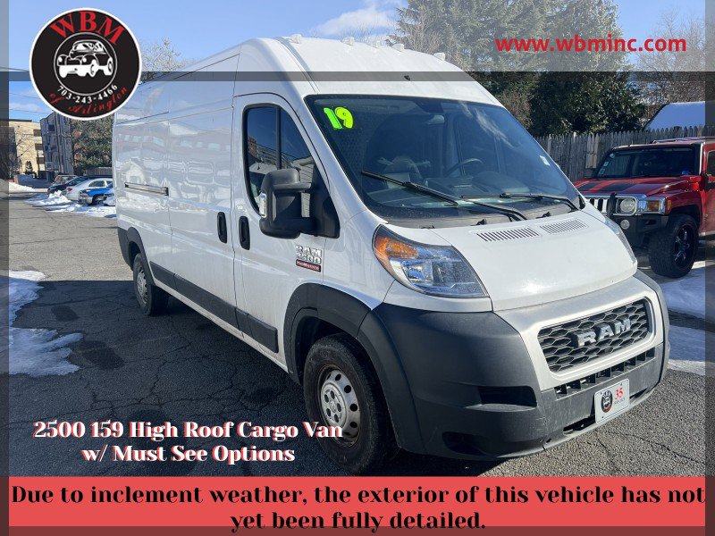 Used 2019 RAM ProMaster 2500 w/ Interior Convenience Group