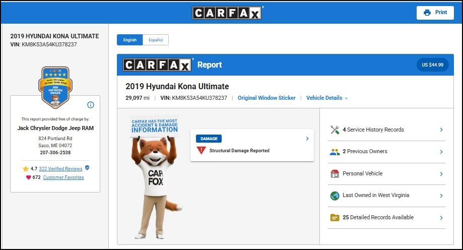 Used 2019 Hyundai Kona Ultimate FWD image 13