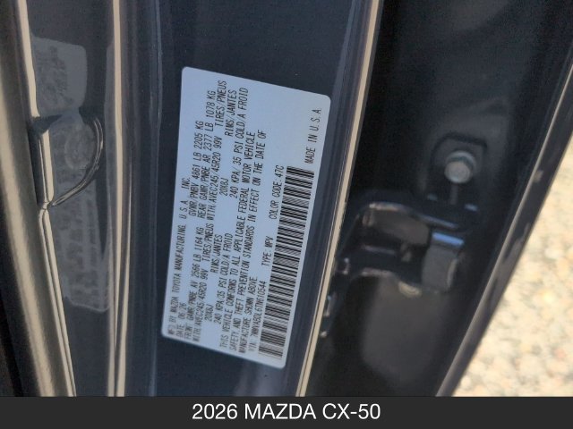 New 2026 MAZDA CX-50 AWD 2.5 S w/ Weather Package image 26