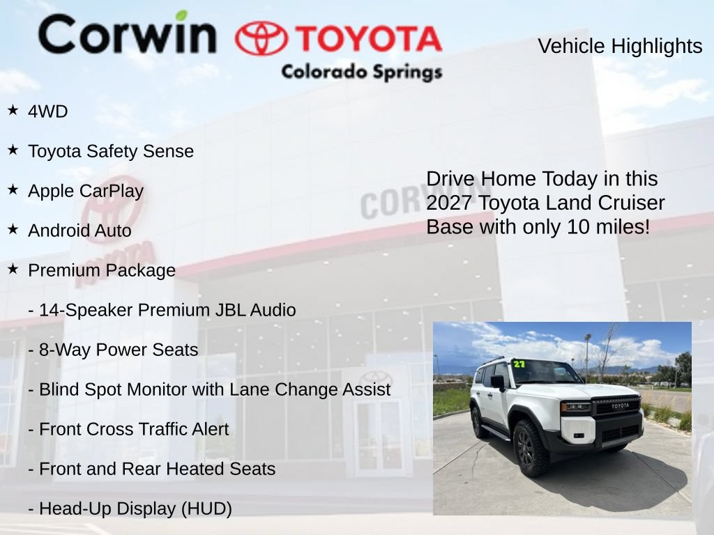 Used 2027 Toyota Land Cruiser w/ Premium Package AWD/4WD image 8