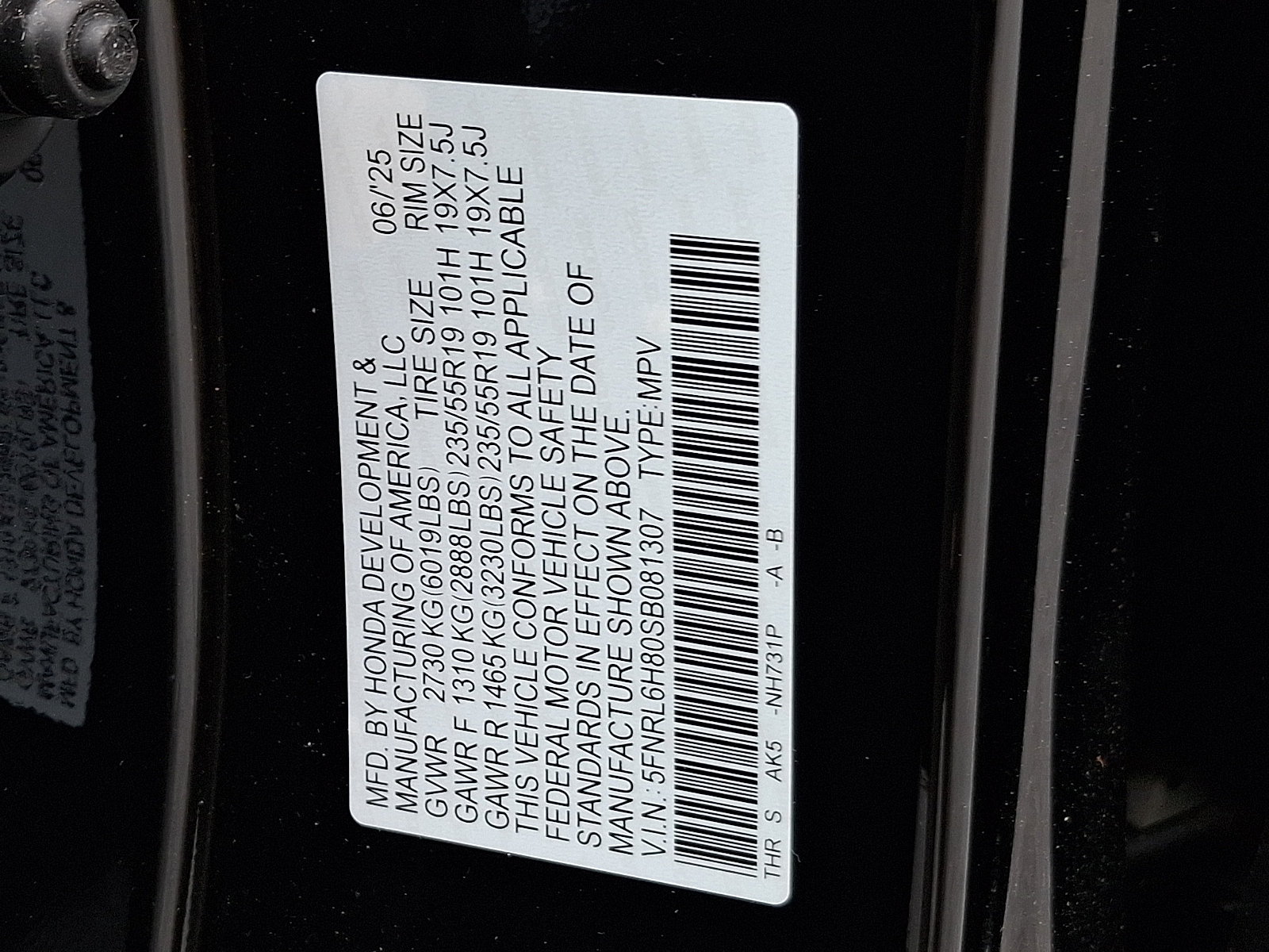 Used 2025 Honda Odyssey Touring image 29