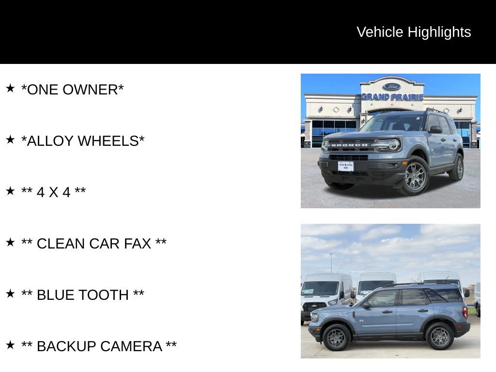 Certified 2024 Ford Bronco Sport Big Bend w/ Convenience Package image 4