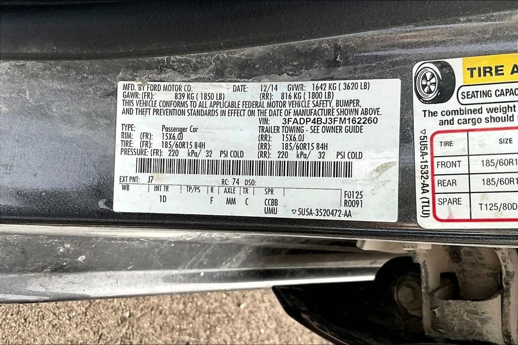 Used 2015 Ford Fiesta SE w/ Comfort Package FWD image 19