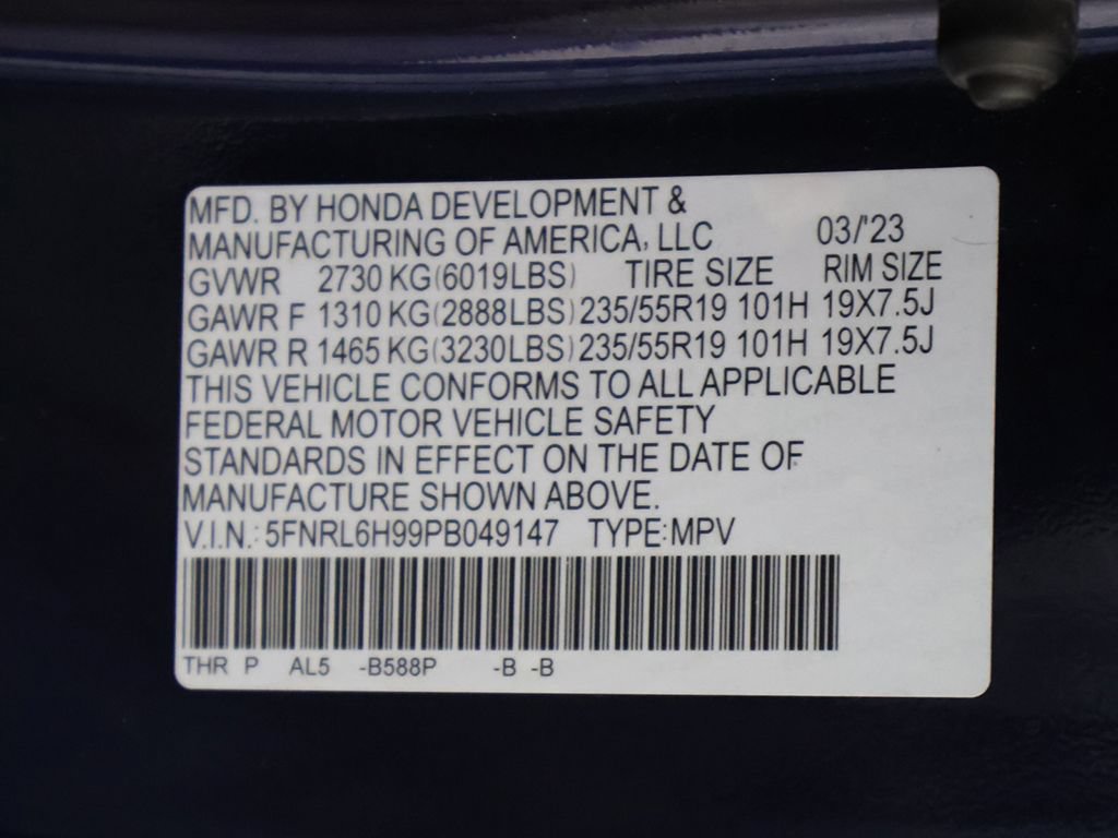 Used 2023 Honda Odyssey Elite image 64