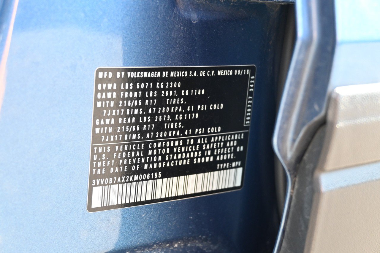 Used 2019 Volkswagen Tiguan S AWD/4WD image 30