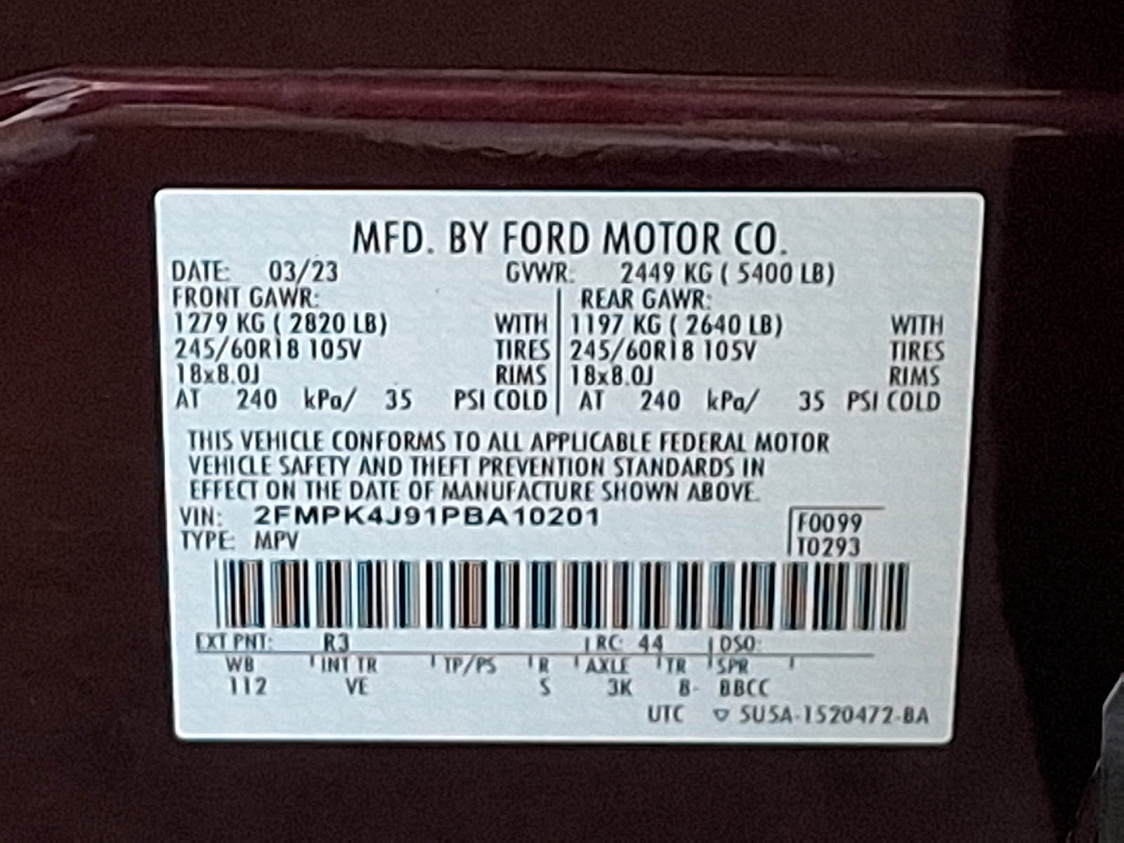 Certified 2023 Ford Edge SEL w/ Convenience Package image 25